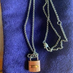 Michael Kors Lock Pendant Necklace